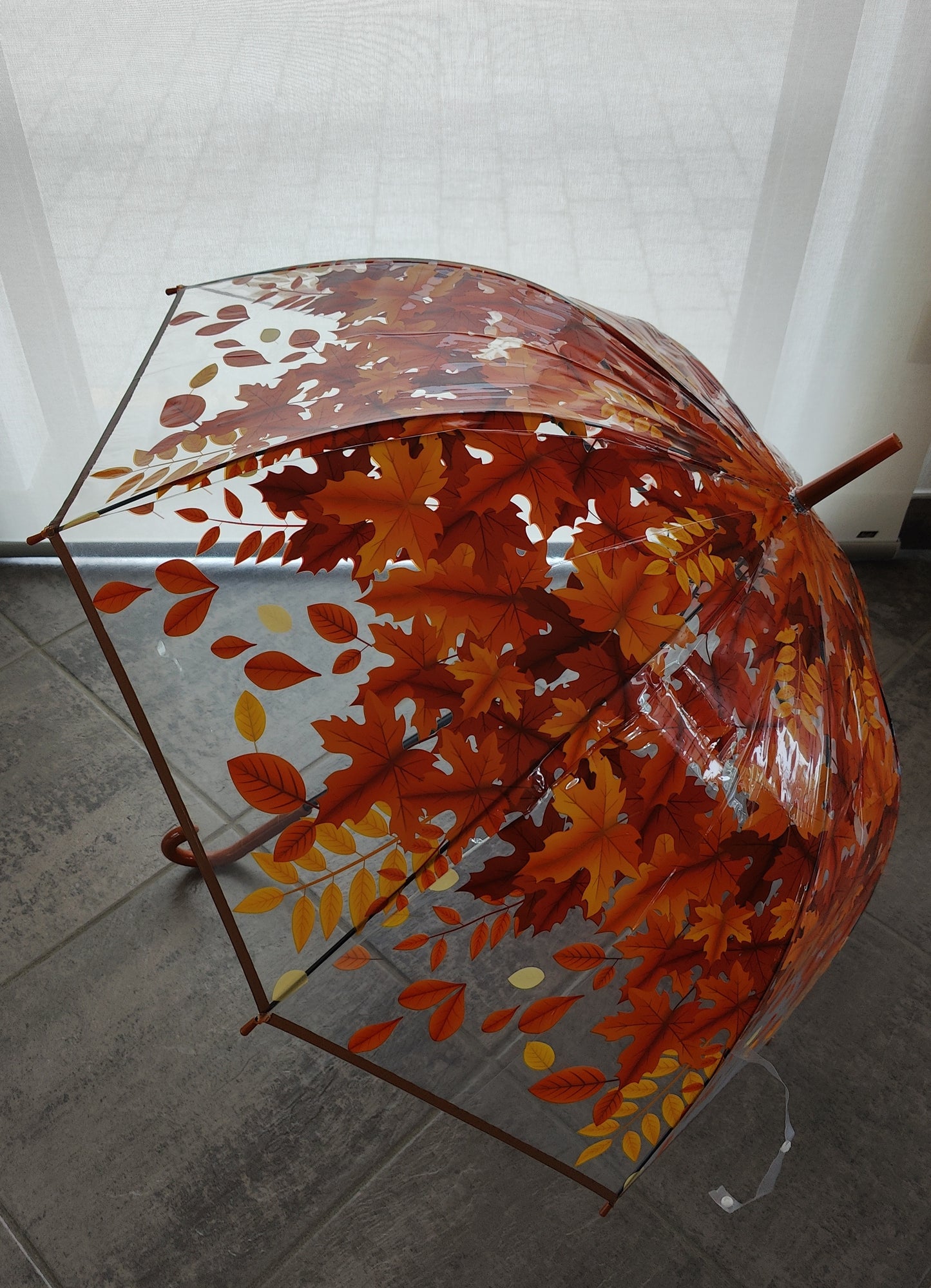 Transparante Paraplu Bloemen LET OP BREEKBARE VERZENDING!!!