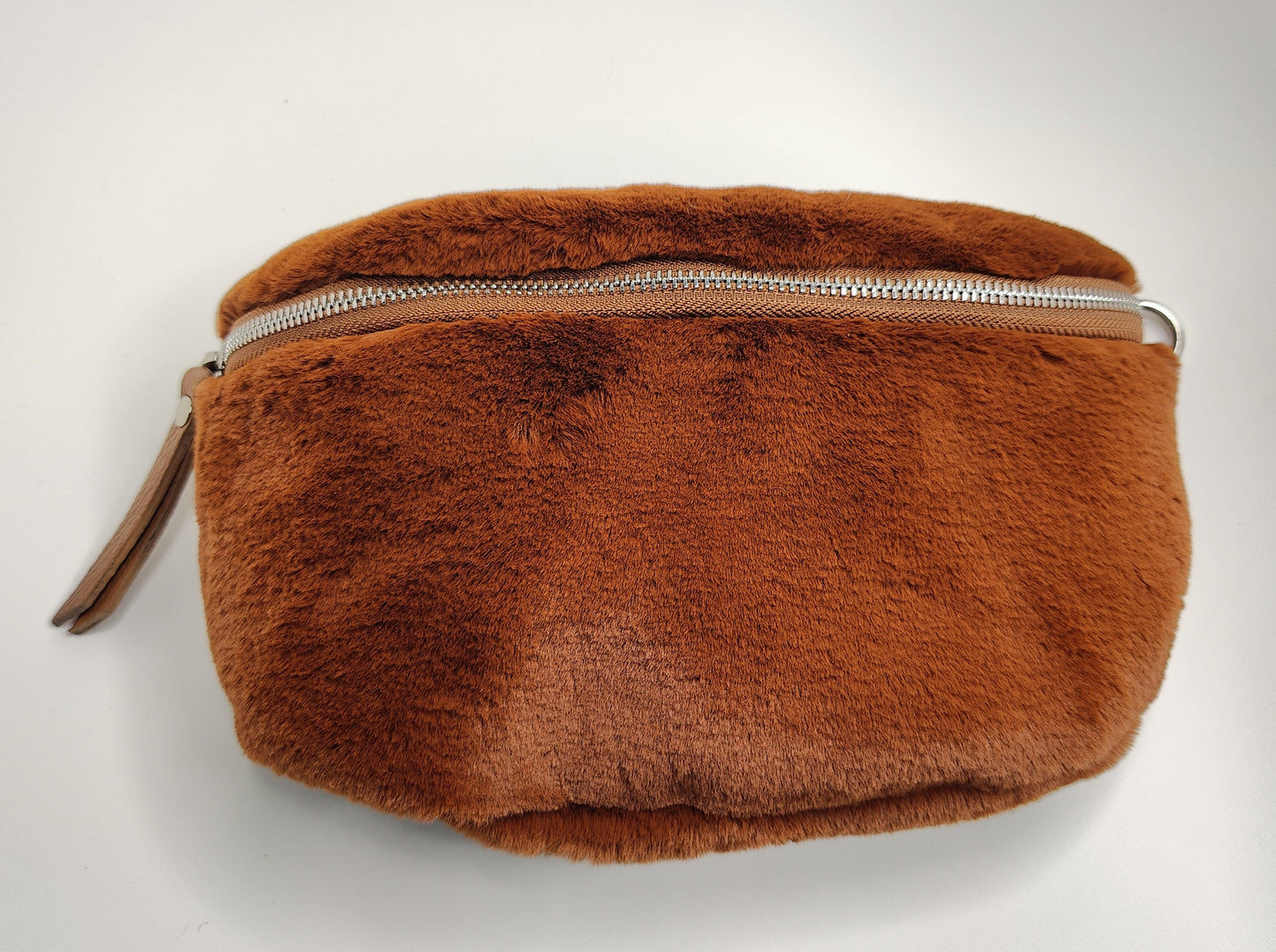 Crossbody Heuptasje Fluffy Large camel