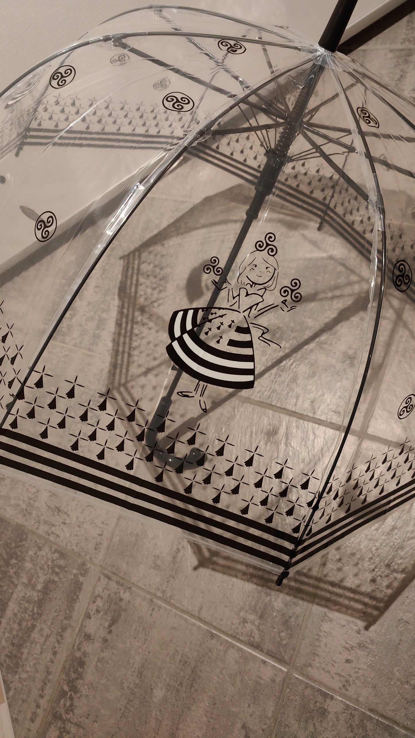 Transparante Paraplu's Fancy Woman LET OP BREEKBARE VERZENDING!!!!