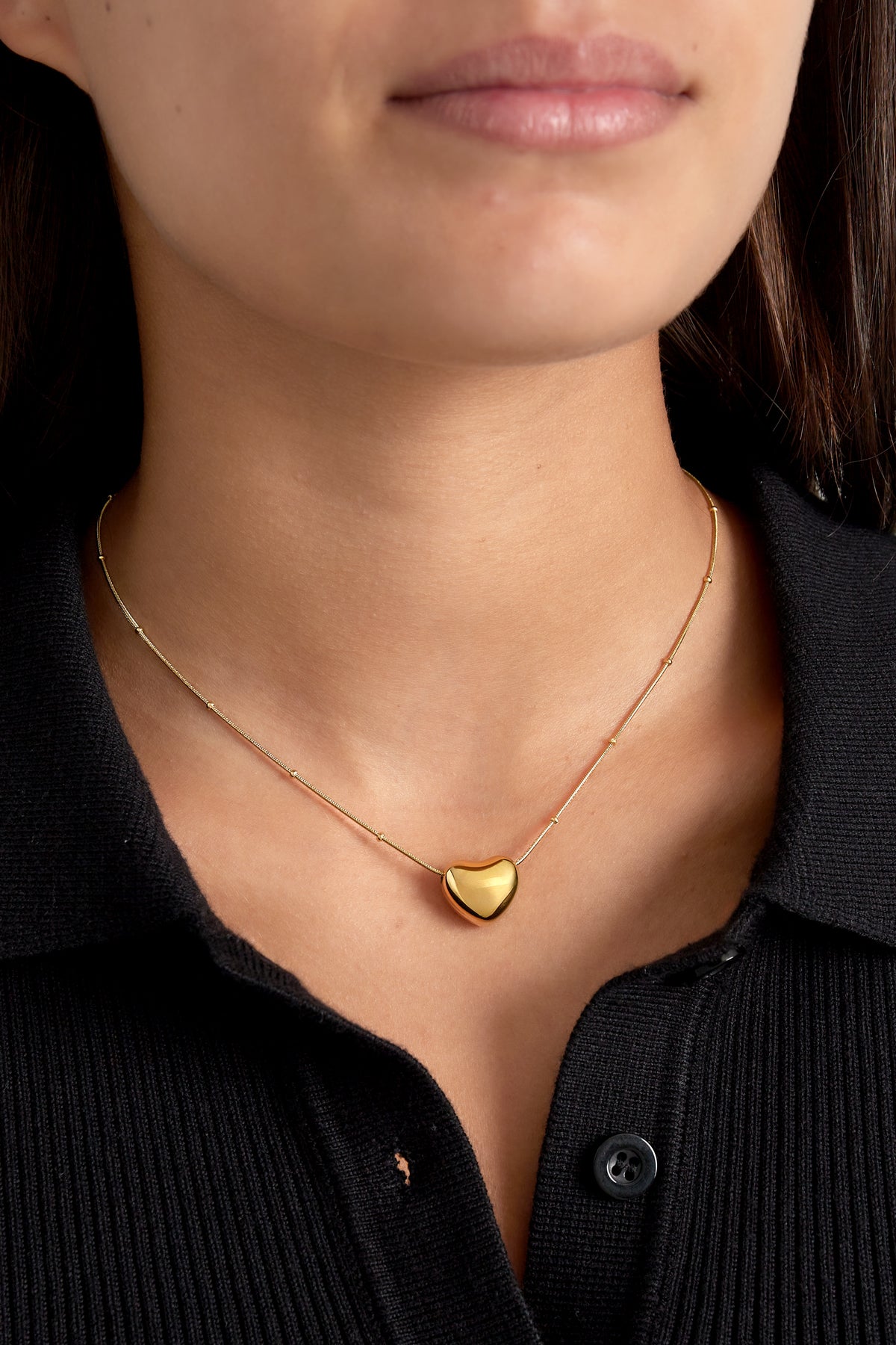 soft heart ketting