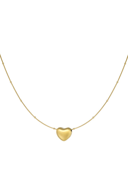 soft heart ketting