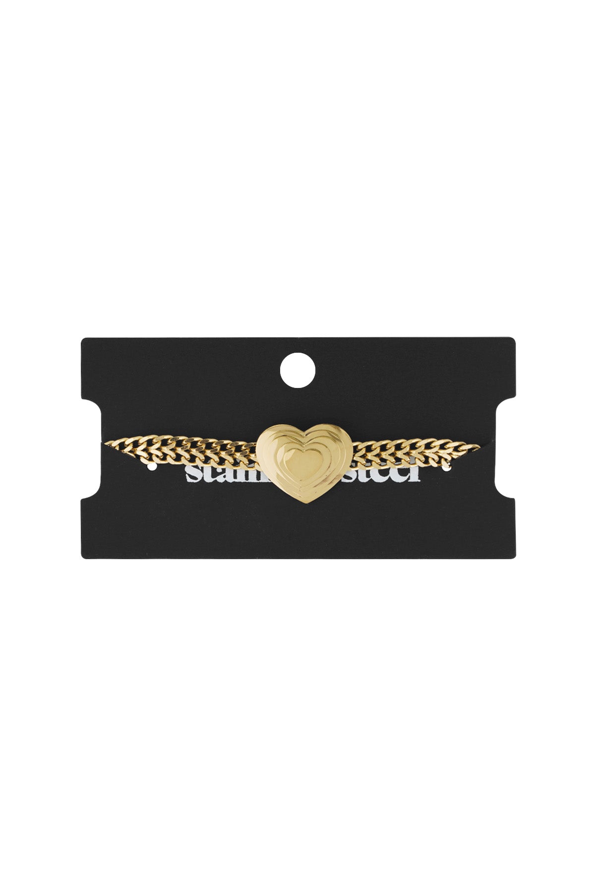 bold heart armband