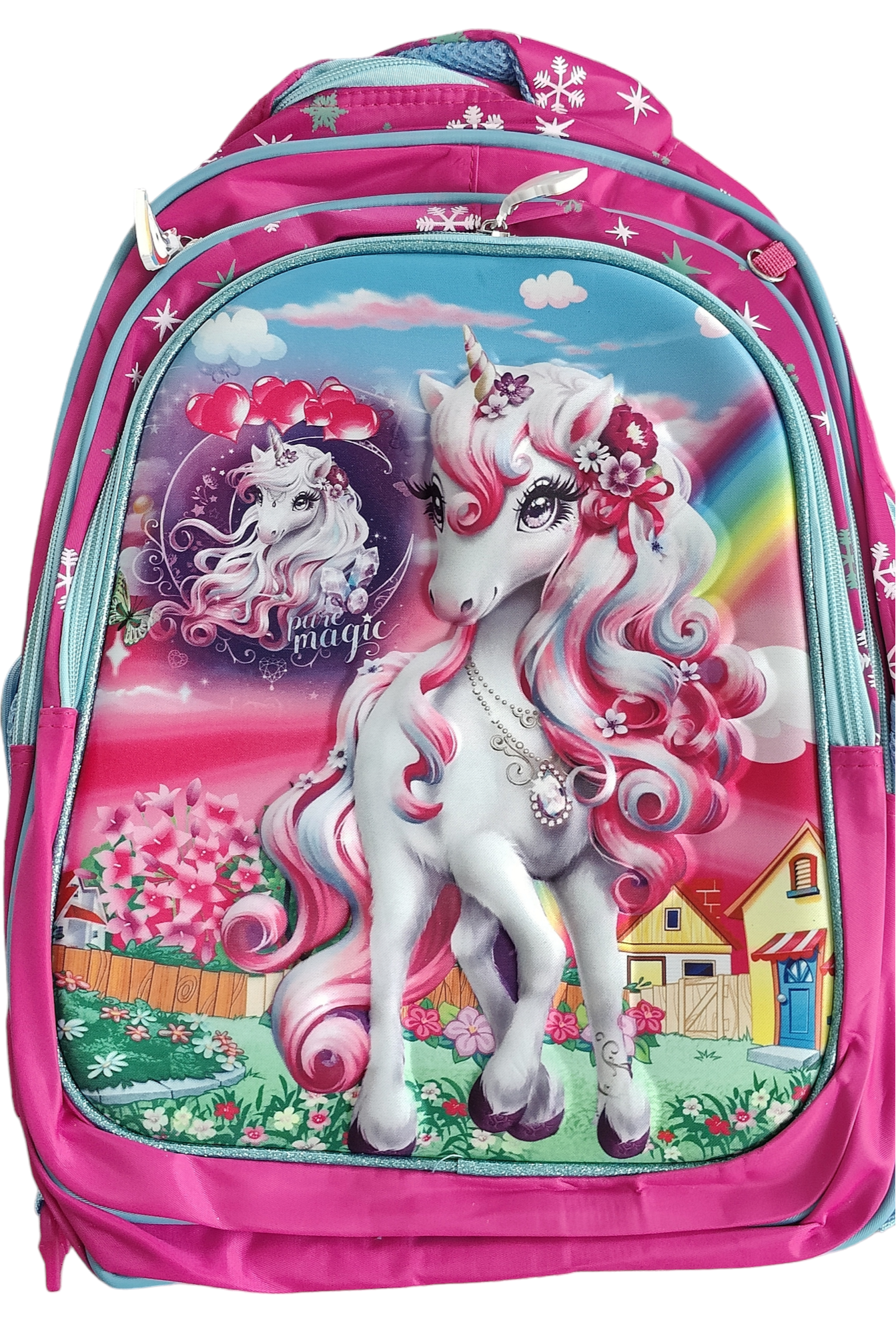 3-delige trolley schooltas Unicorn