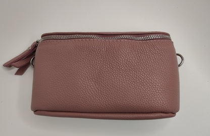 Crossbody Heupasje Recht donkerroze